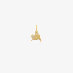 18k & diamond mini sagittarius dendera zodiac pendant
