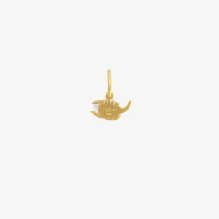 18k & diamond mini scorpio dendera zodiac pendant