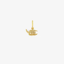 18k & diamond mini scorpio dendera zodiac pendant