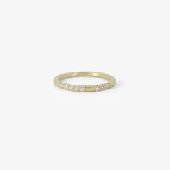 14k & diamond 1.8mm ‘i love you’ message band