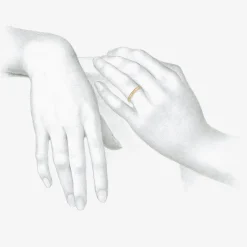 22k & diamond pavé band