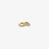 14k & diamond pavé small huggie hoops