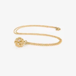 18k & diamond small disco ball pendant, 2.73ct