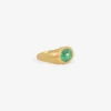 22k & emerald roz ring