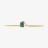 18k & emerald-cut blue tourmaline pendant, 7.48ct