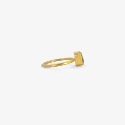 18k & emerald-cut brazilian emerald ring, 1.4ct