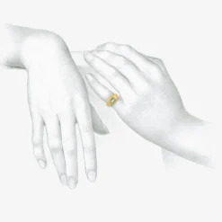 18k & emerald-cut mint emerald signet ring, .90ct