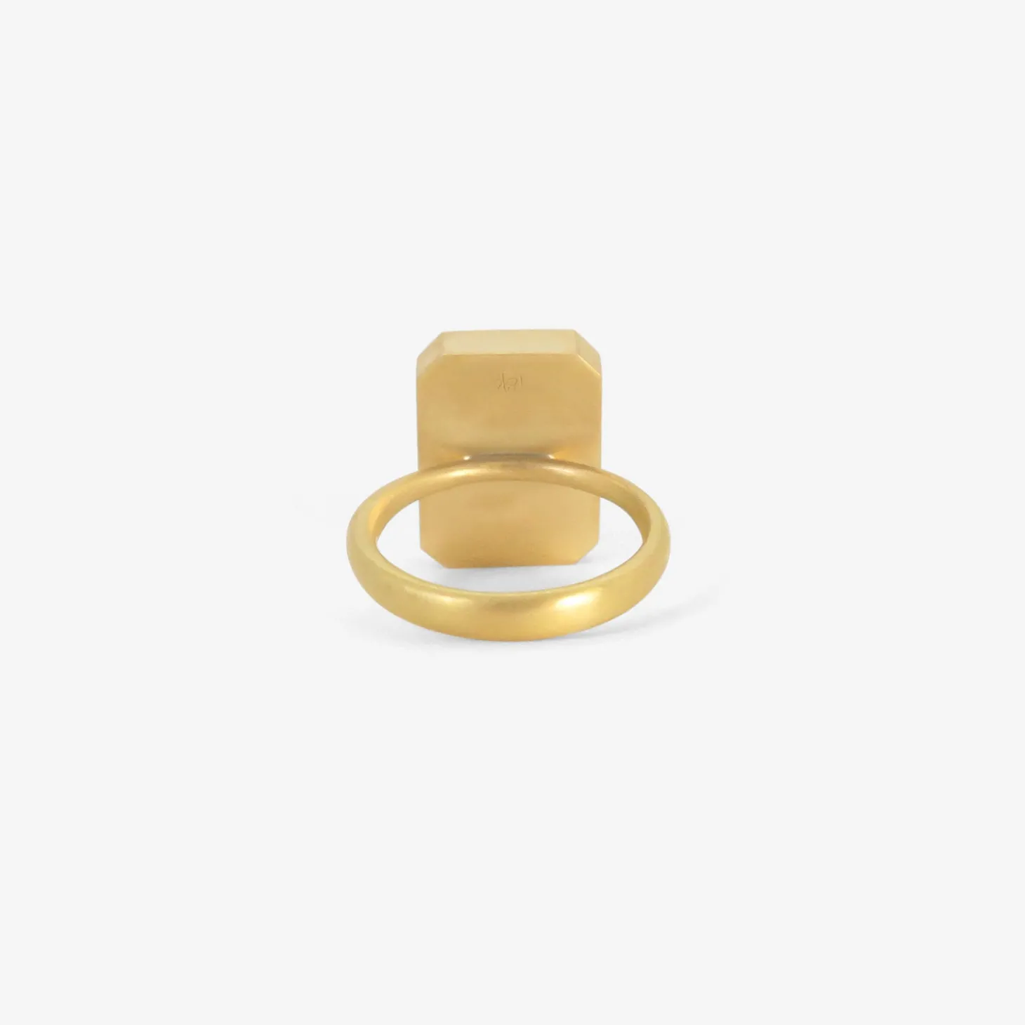 18k & emerald-cut moss aquamarine ring, 9.02ct