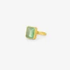 18k & emerald-cut zambian emerald ring, 4.68ct