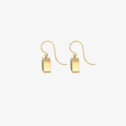 18k & emerald-cut zambian emerald drop earrings, 7.07ct