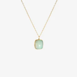 18k & ethiopian opal cushion pendant, 11.27ct