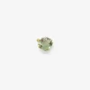 22k & faceted green amethyst pendant