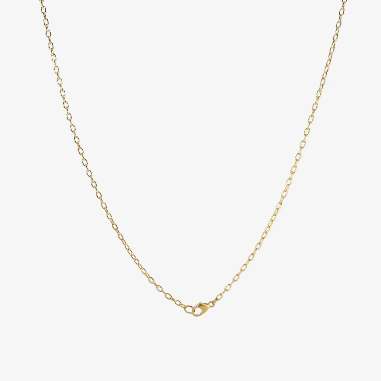 18k & garnet sequin pebble pendant, 4.33ct