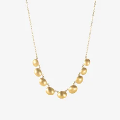 18k & graduated rose-cut umba sapphire necklace, 17ct