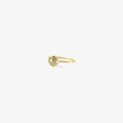 18k & green diamond ring 1.08 ct