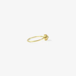 18k & green diamond ring 1.08 ct