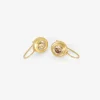 18k & grey diamond bauble earrings, 3.03ct