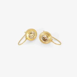 18k & grey diamond bauble earrings, 3.03ct