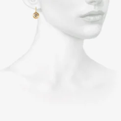 18k & grey diamond bauble earrings, 3.03ct