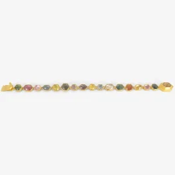 22k & hexagonal umba sapphire bracelet, 30.76ct