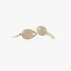 14k & holly blue agate acorns