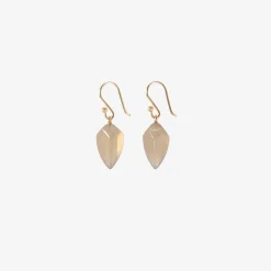 14k & holly blue agate gothic drops