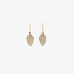 14k & holly blue agate gothic drops