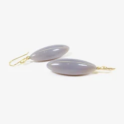 14k & holly blue agate long berries