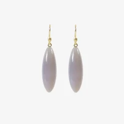 14k & holly blue agate long berries