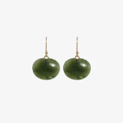 14k & jade lily pads
