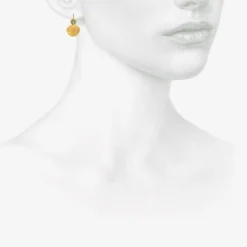 24k & 18k double squash earrings with opals