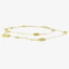18k & 24k long mies dream cubic necklace