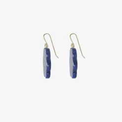 18k & lapis cloud earrings