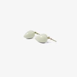 14k & lemon chrysoprase acorns