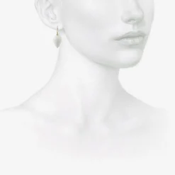 14k & lemon chrysoprase acorns