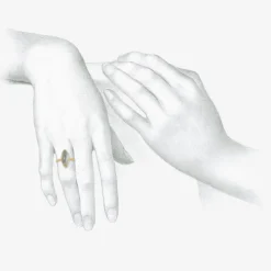18k & marquis-shaped aquamarine ring, 2.44ct