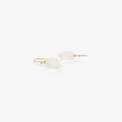 14k & medium herkimer diamond earrings