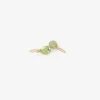 18k & mini minty tourmaline teardrop earrings, 8.96ct