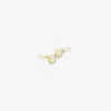18k & mini oval opal east/west drop earrings