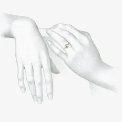 18k & misty round white rose-cut diamond ring, .98ct