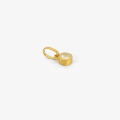 18k & old mine cut diamond pendant, 1.09ct