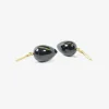 14k & onyx acorns