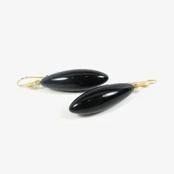 14k & onyx long berries
