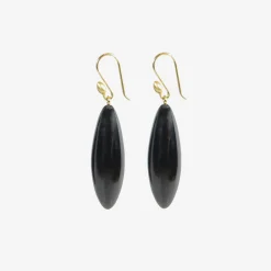 14k & onyx long berries