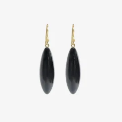 14k & onyx long berries