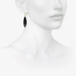 14k & onyx long berries
