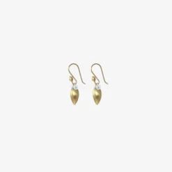 18k & opal eye bug earrings