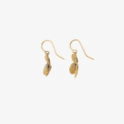 24k & opal hydrangea earrings