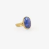 18k & oval blue sapphire ring, 4.19ct