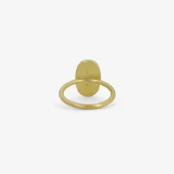 18k & oval salt and pepper diamond ring, 3.02ct